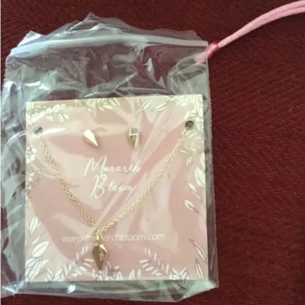 Earring and necklace set